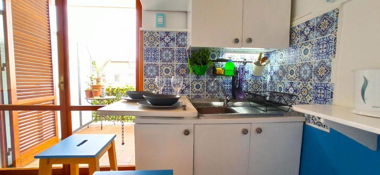 "Sea-See" Studio Taormina Center - Bellissima Vista Mare - Corner Kitchen Экстерьер фото