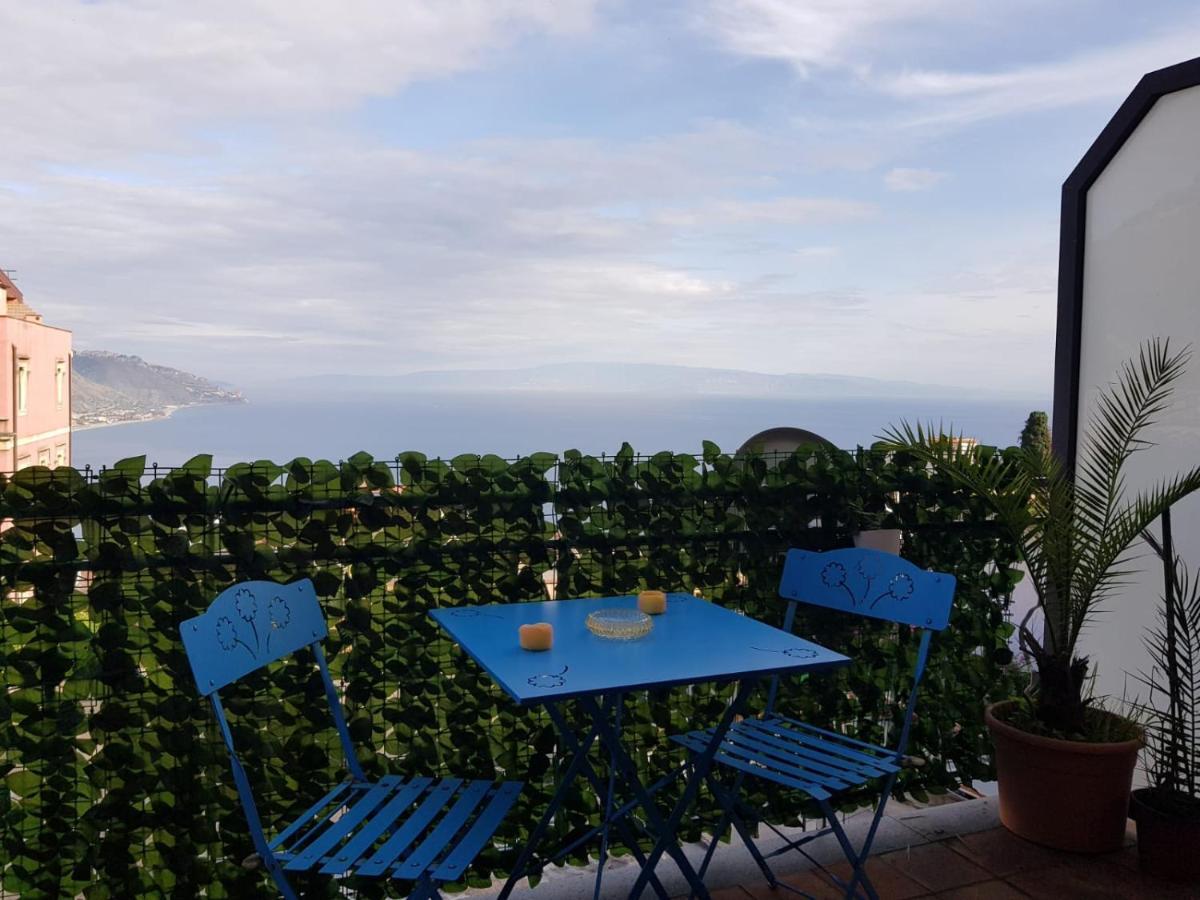 "Sea-See" Studio Taormina Center - Bellissima Vista Mare - Corner Kitchen Экстерьер фото